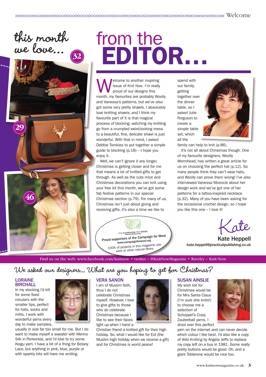 Knit Now Preview Pages