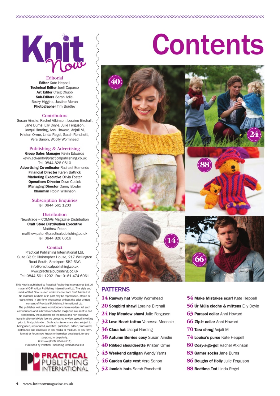 Knit Now Preview Pages