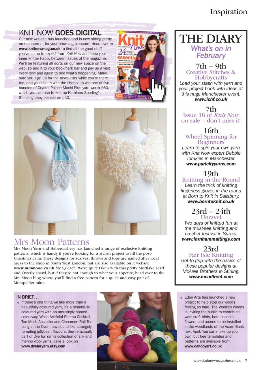 Knit Now Preview Pages