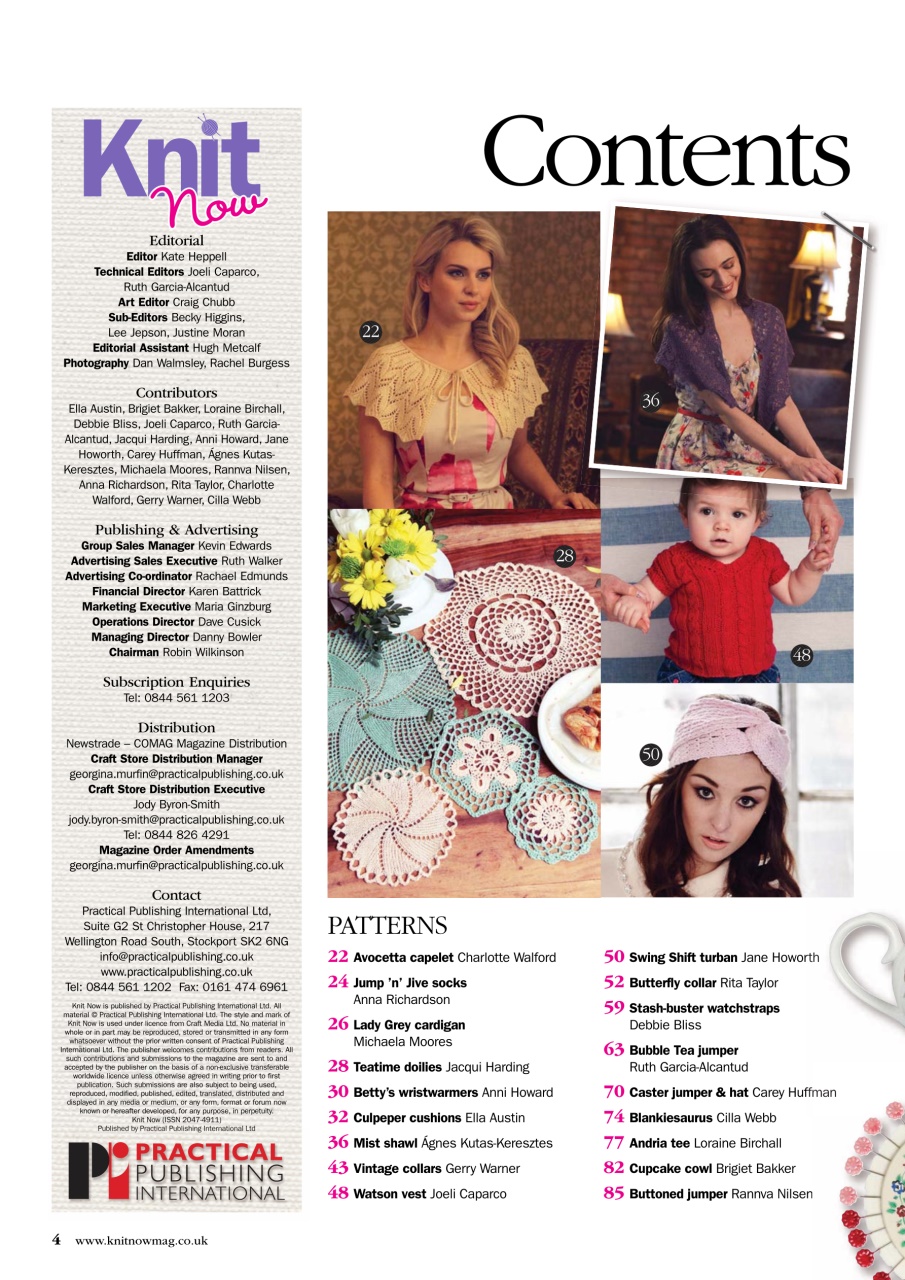 Knit Now Preview Pages