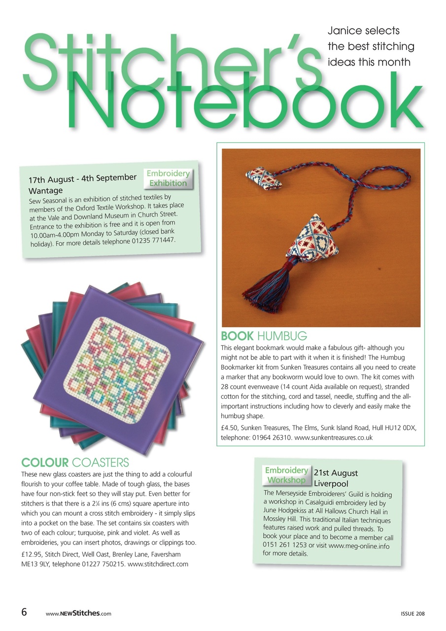 New Stitches Preview Pages