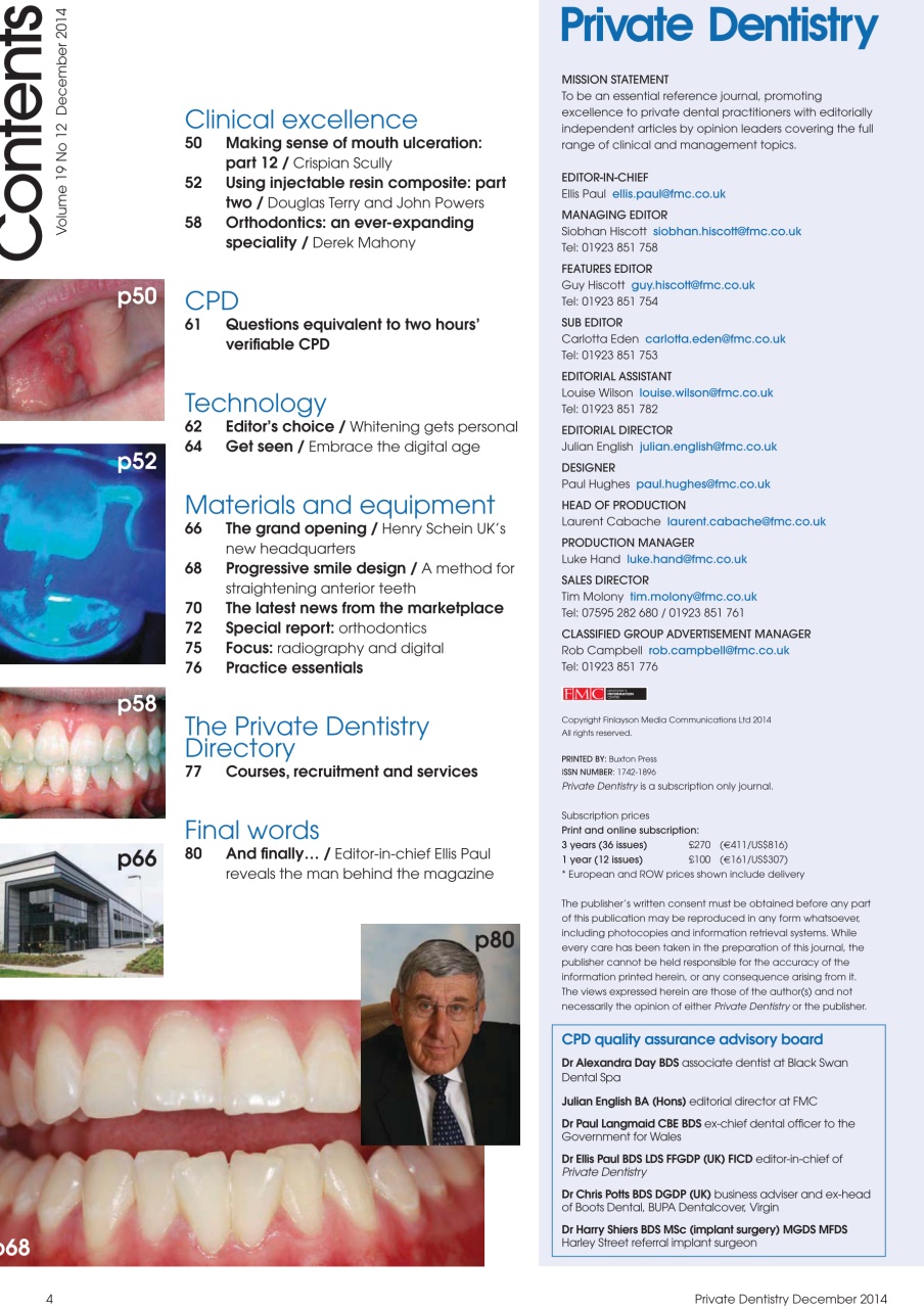 Private Dentistry Preview Pages