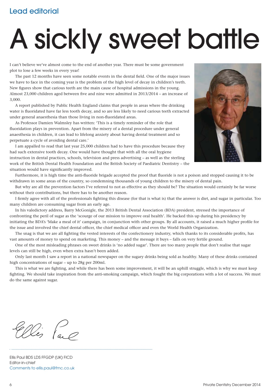 Private Dentistry Preview Pages