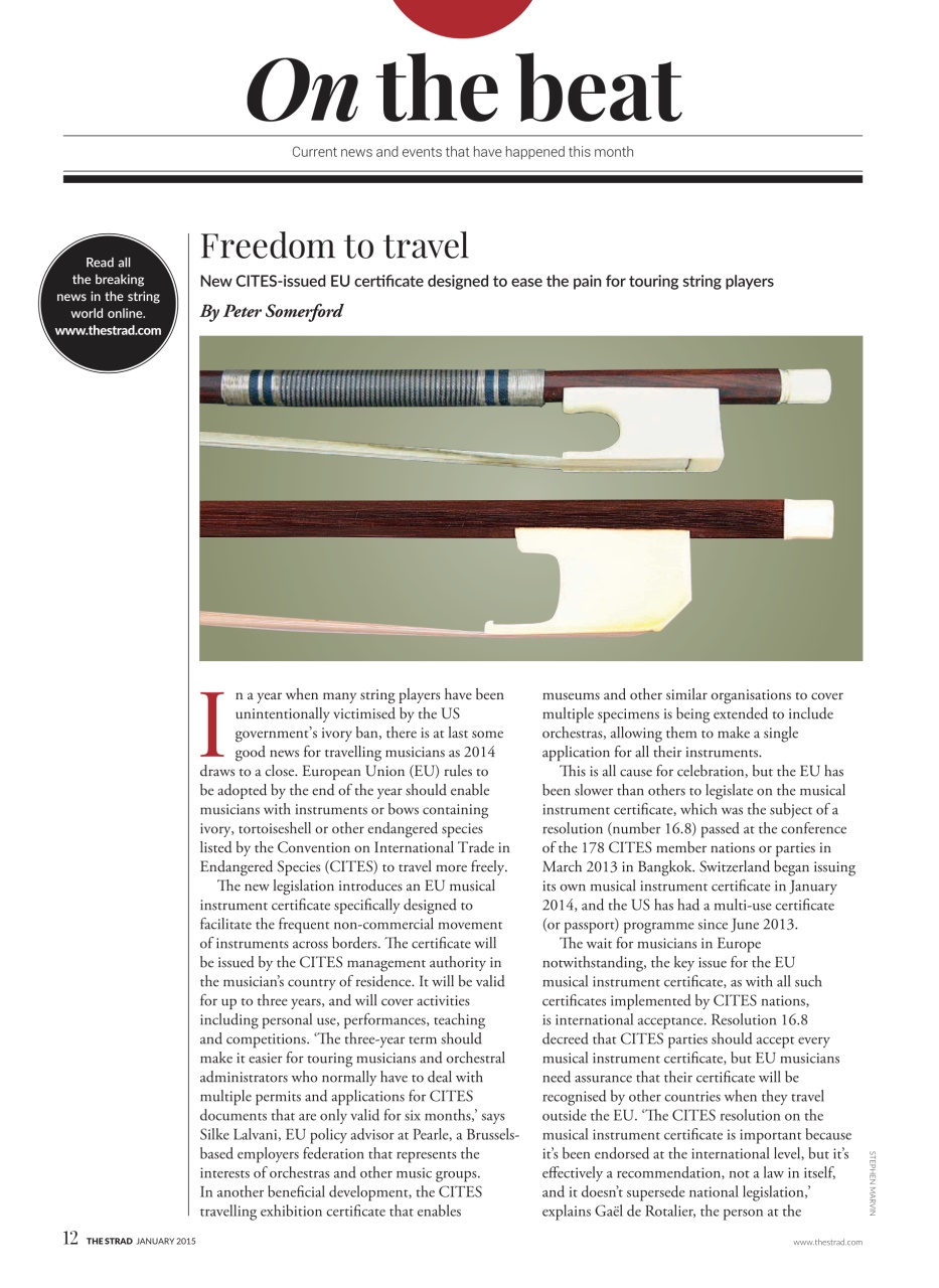 The Strad Preview Pages