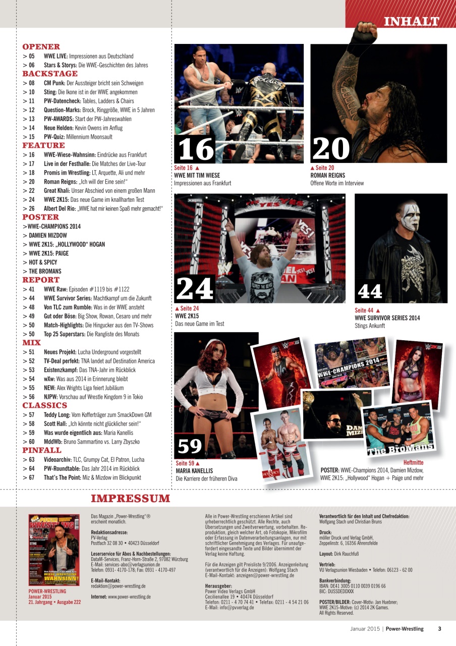 Power-Wrestling Preview Pages