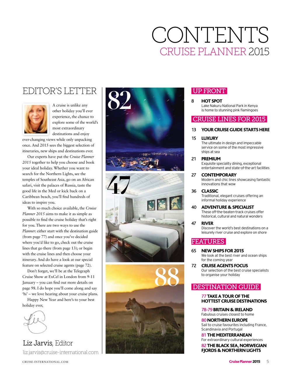 Cruise & Travel Preview Pages
