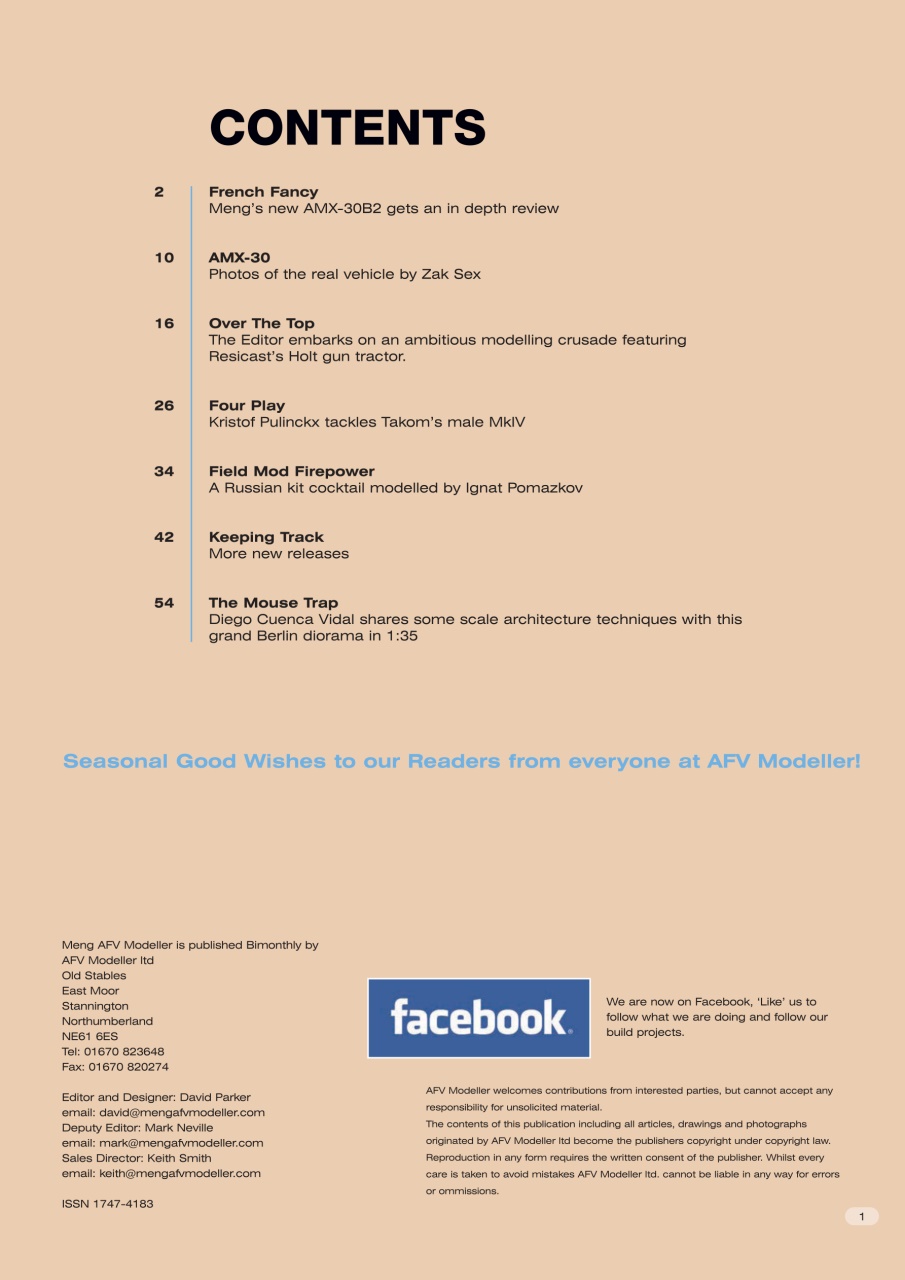 Meng AFV Modeller Preview Pages