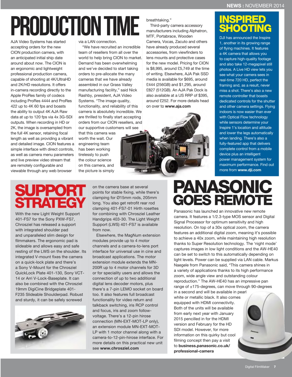 Digital FilmMaker Preview Pages