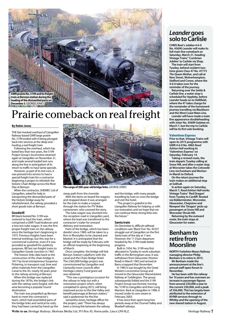 Heritage Railway Preview Pages