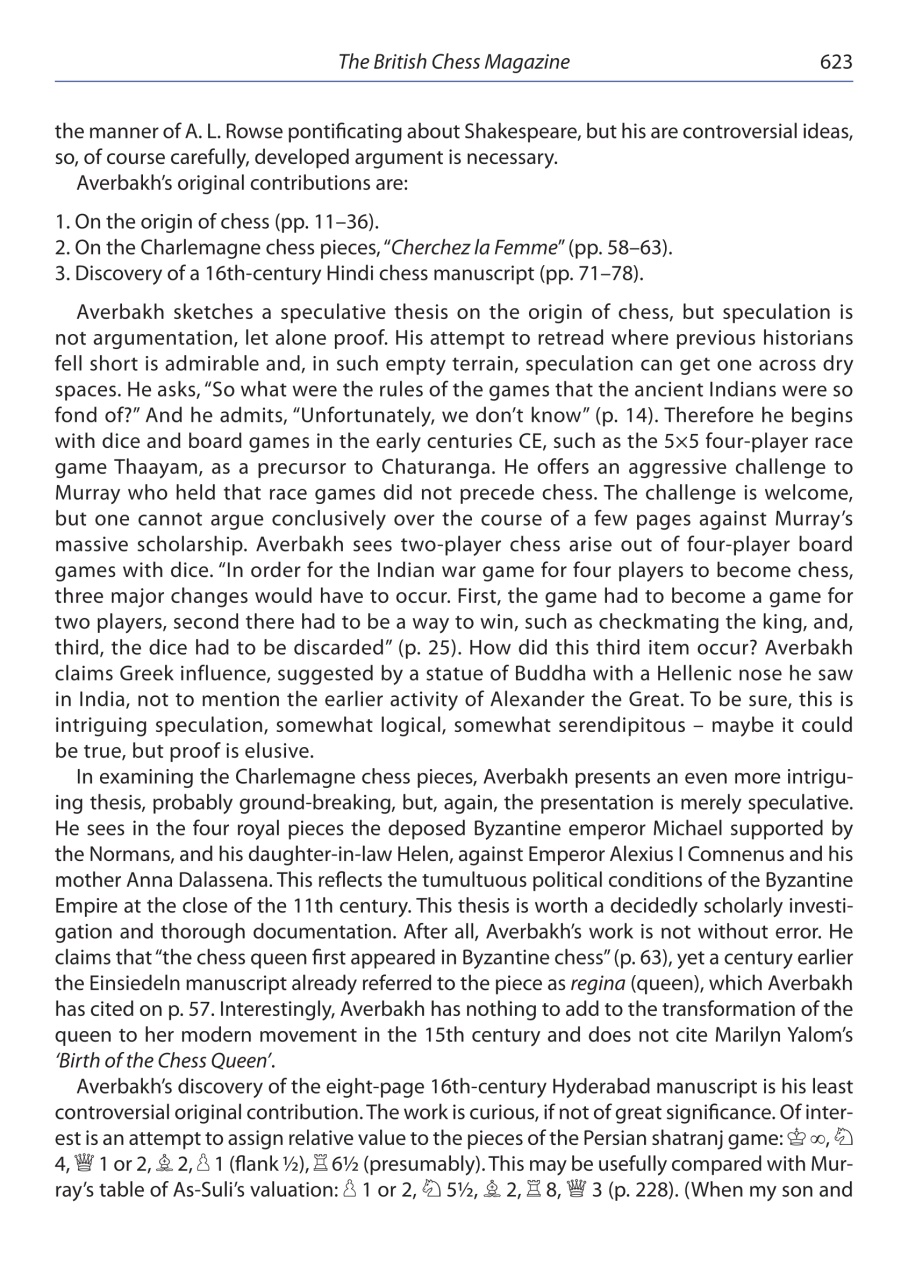 British Chess Magazine Preview Pages