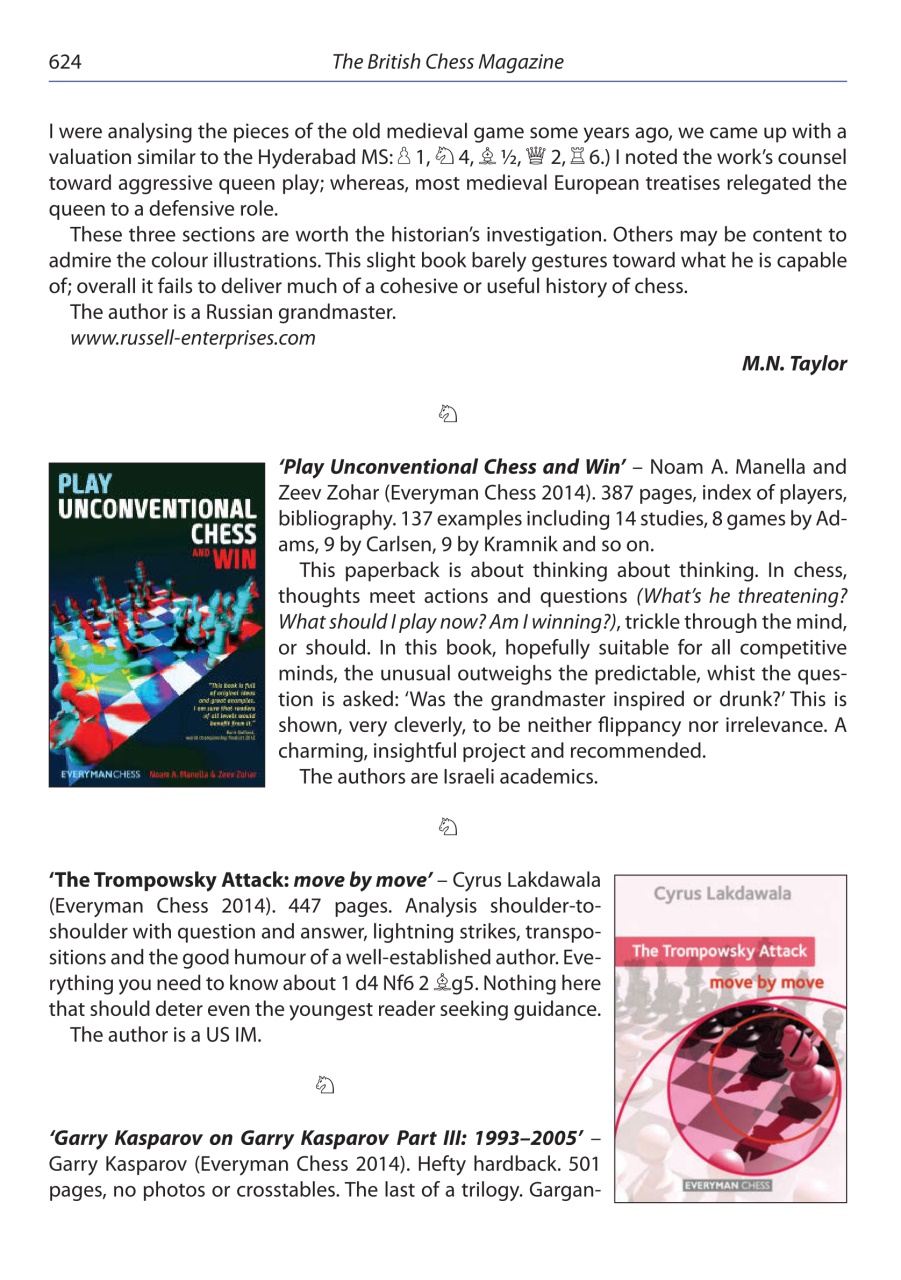 British Chess Magazine Preview Pages