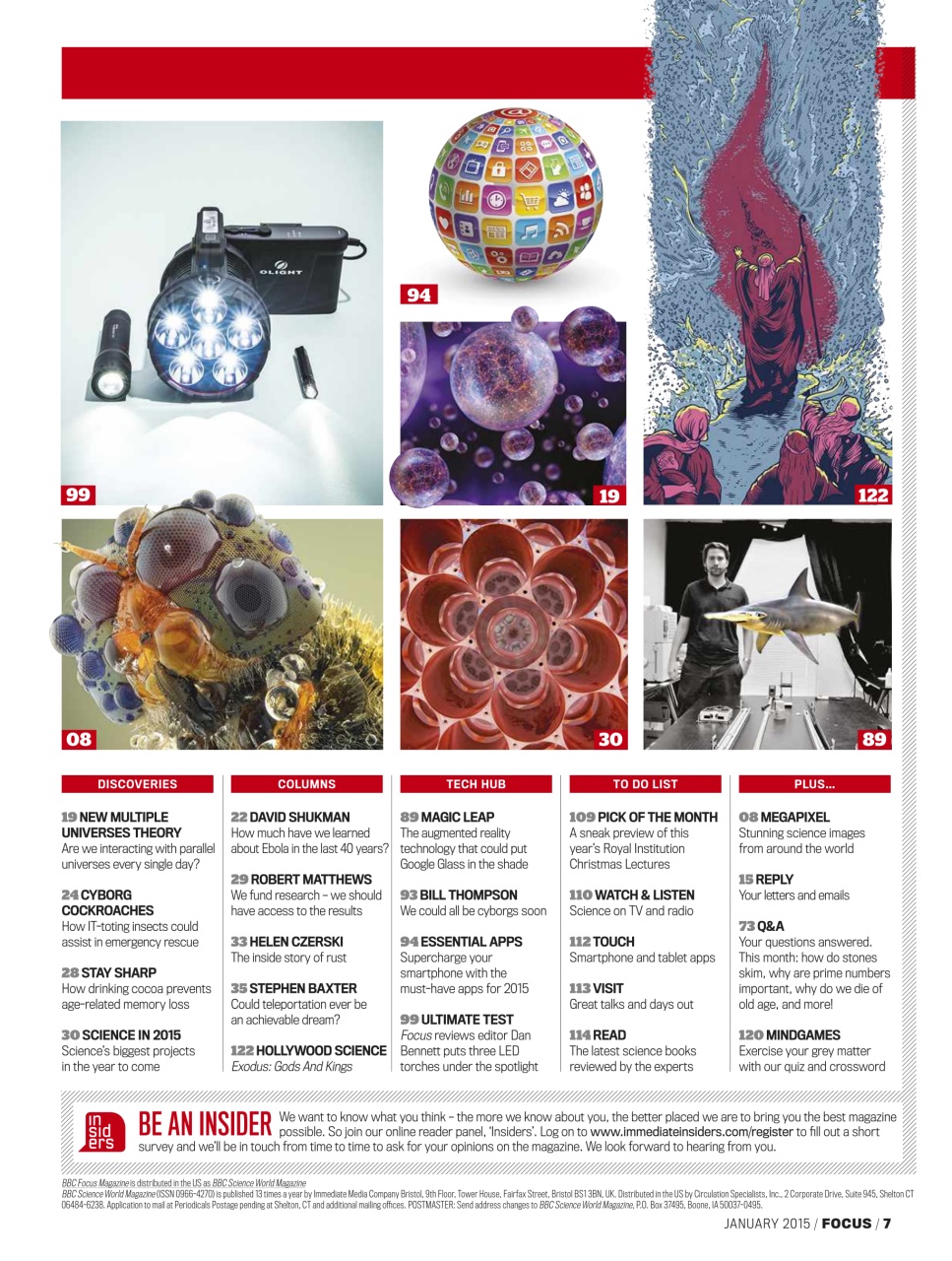 BBC Science Focus Magazine Preview Pages