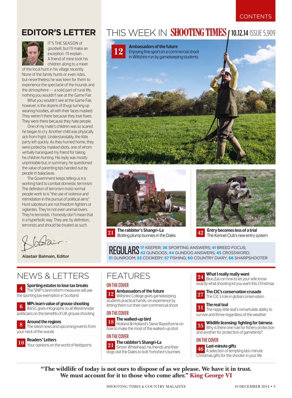 Shooting Times & Country Preview Pages