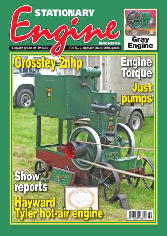 Stationary Engine issue No.491 Crossley 2nhp