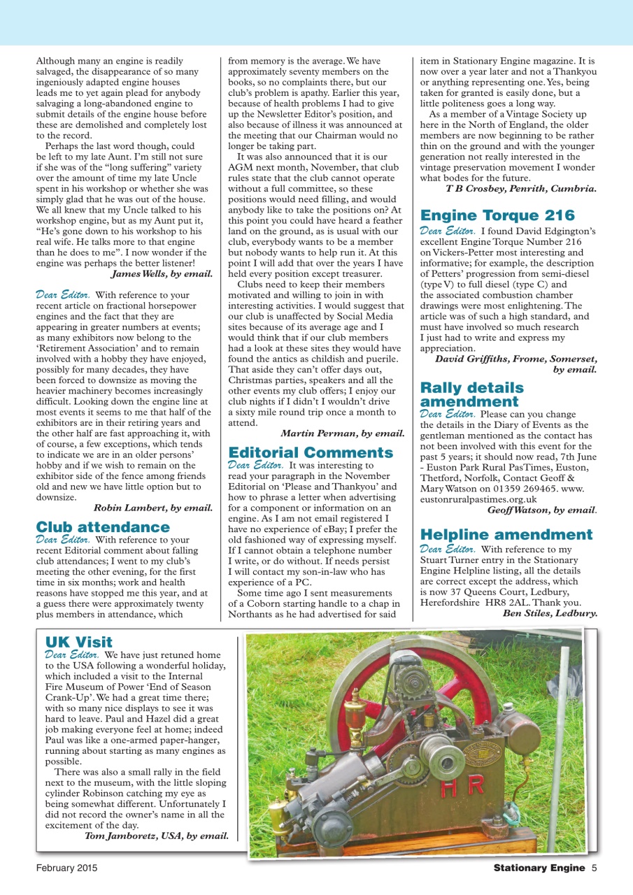 Stationary Engine Preview Pages