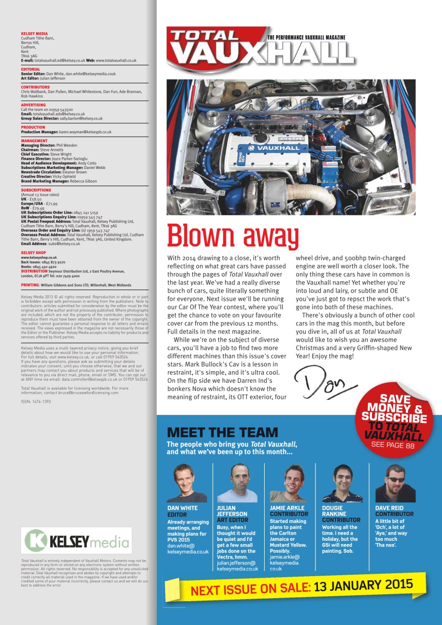 Performance Vauxhall Preview Pages