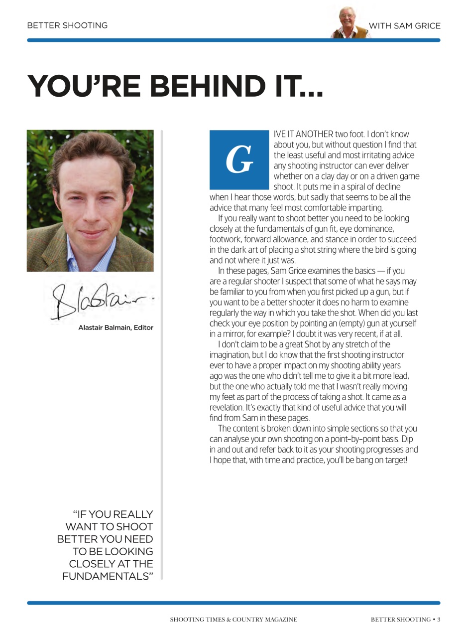 Shooting Times & Country Preview Pages