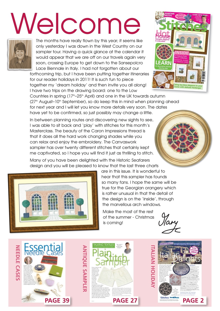 New Stitches Preview Pages