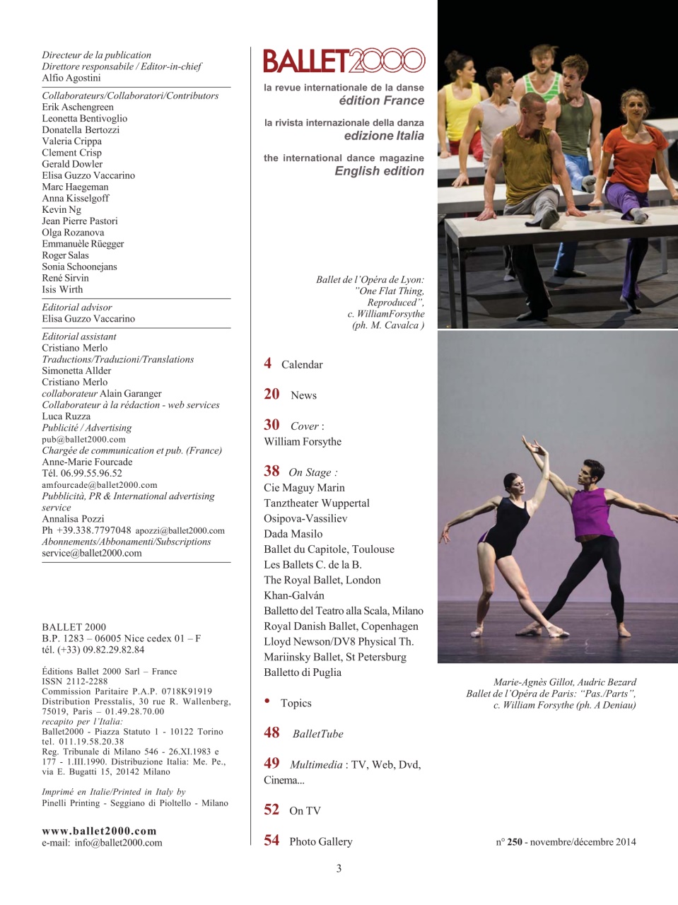 BALLET2000 Édition France Preview Pages