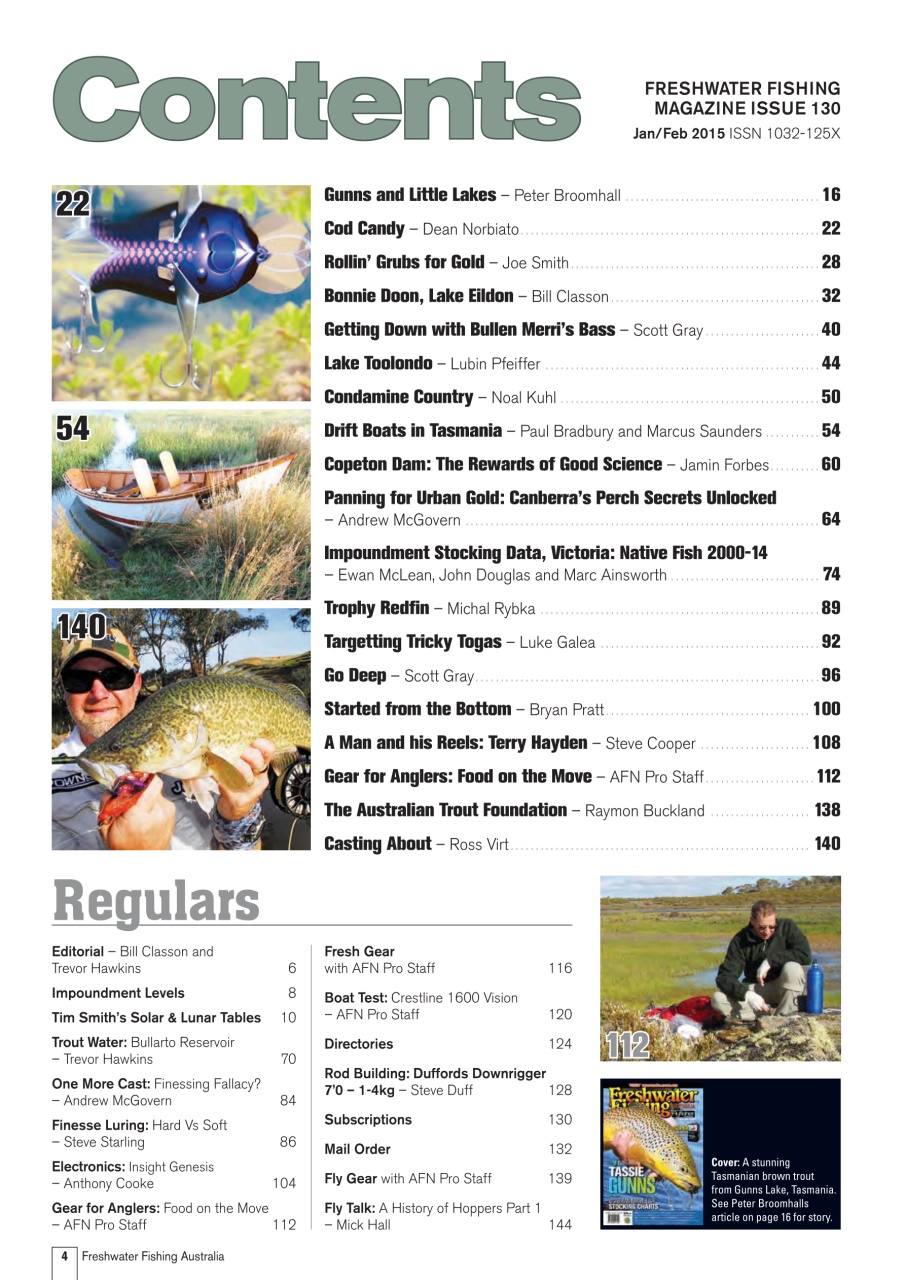 Freshwater Fishing Australia Preview Pages