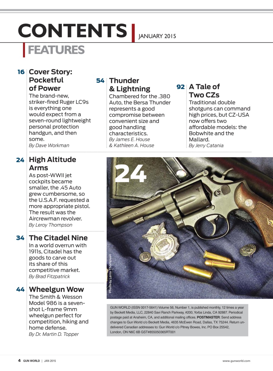 Gun World Preview Pages