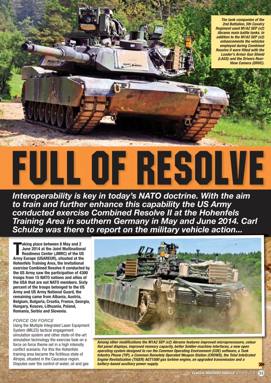 Classic Military Vehicle Preview Pages