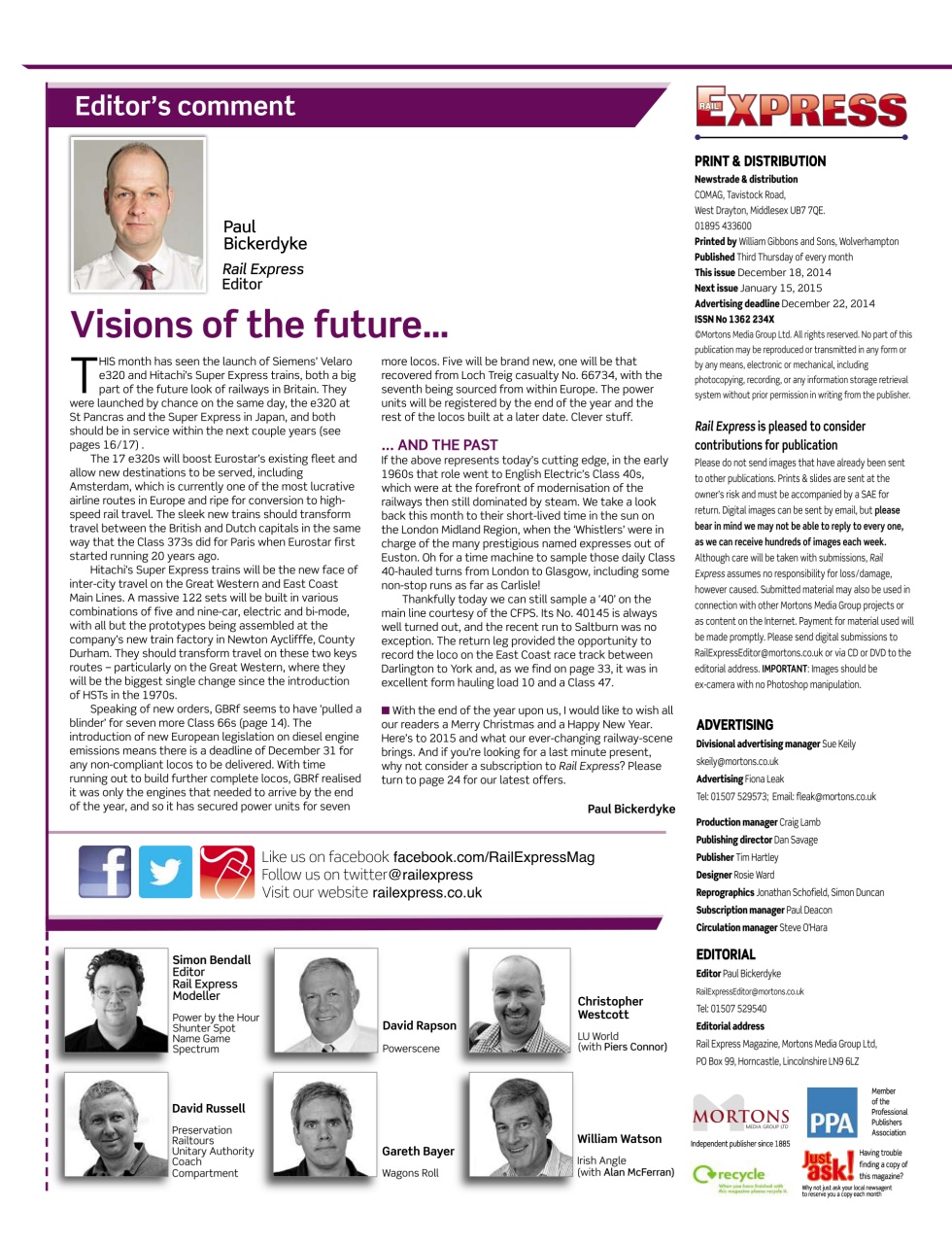 Rail Express Preview Pages