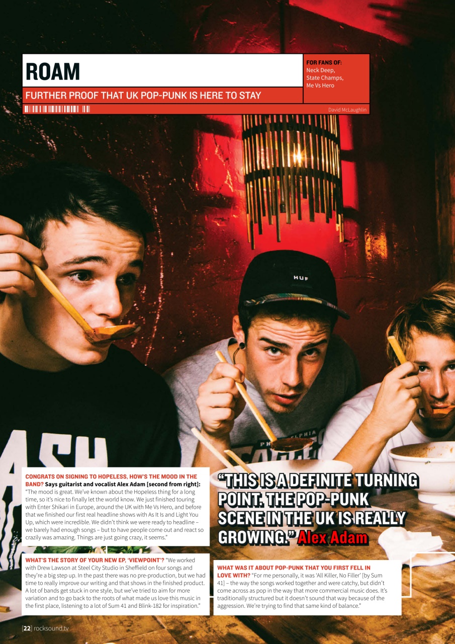 Rock Sound Magazine Preview Pages