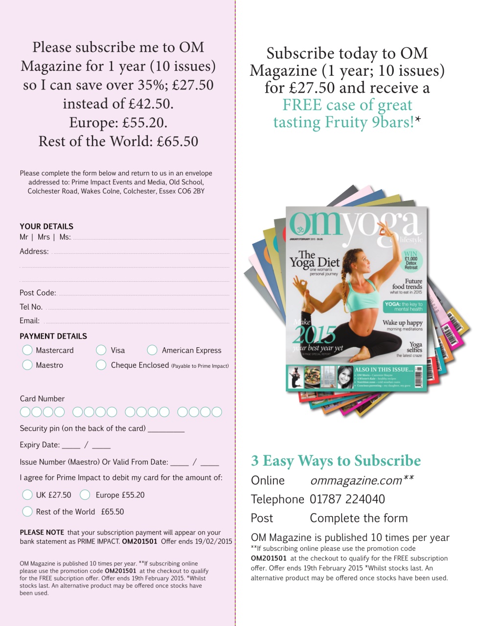 OM Yoga Magazine Preview Pages