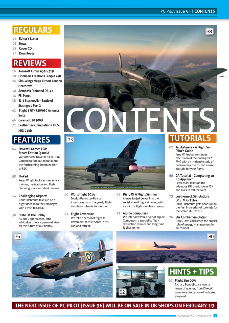 PC Pilot Preview Pages