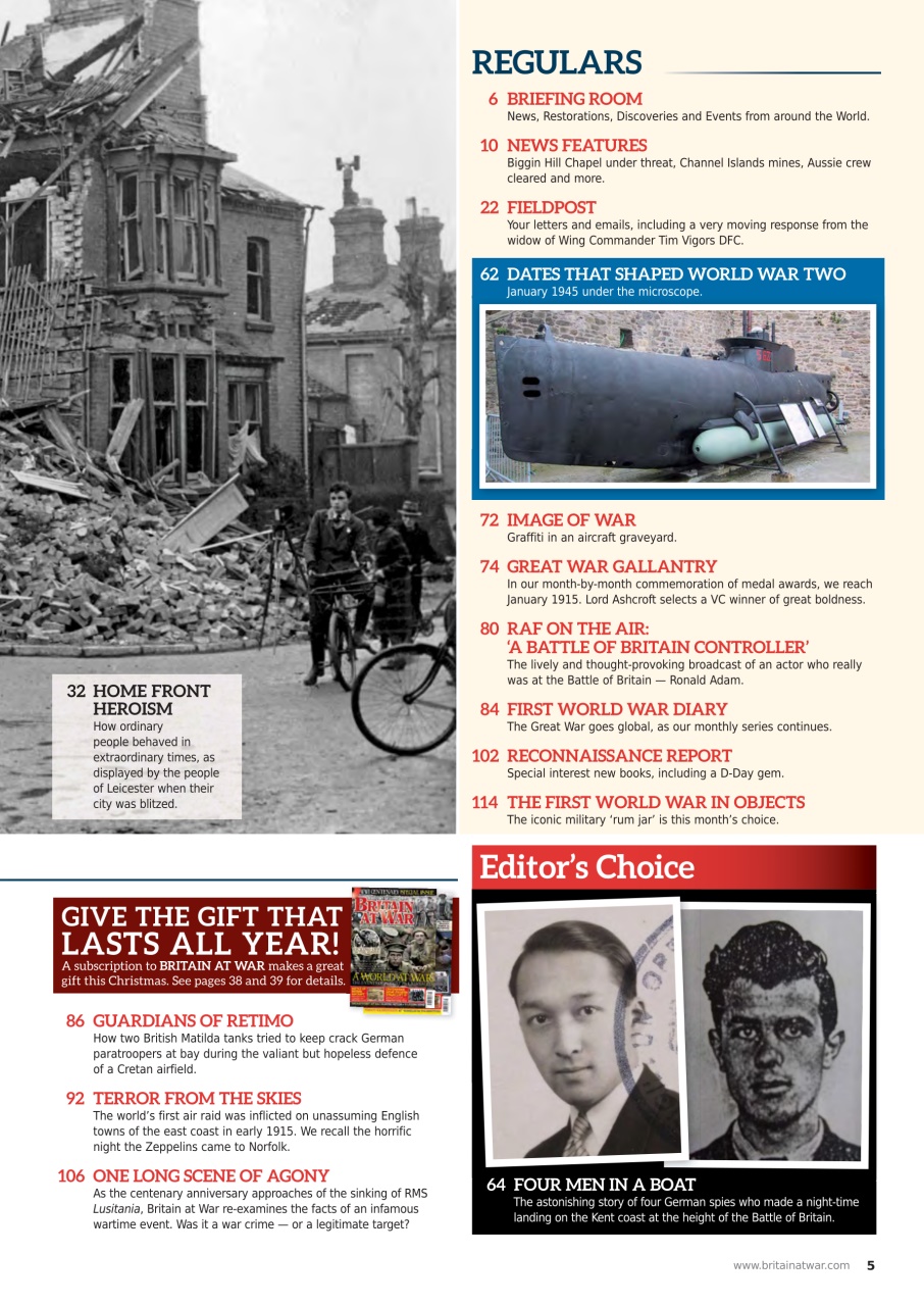 Britain at War Magazine Preview Pages