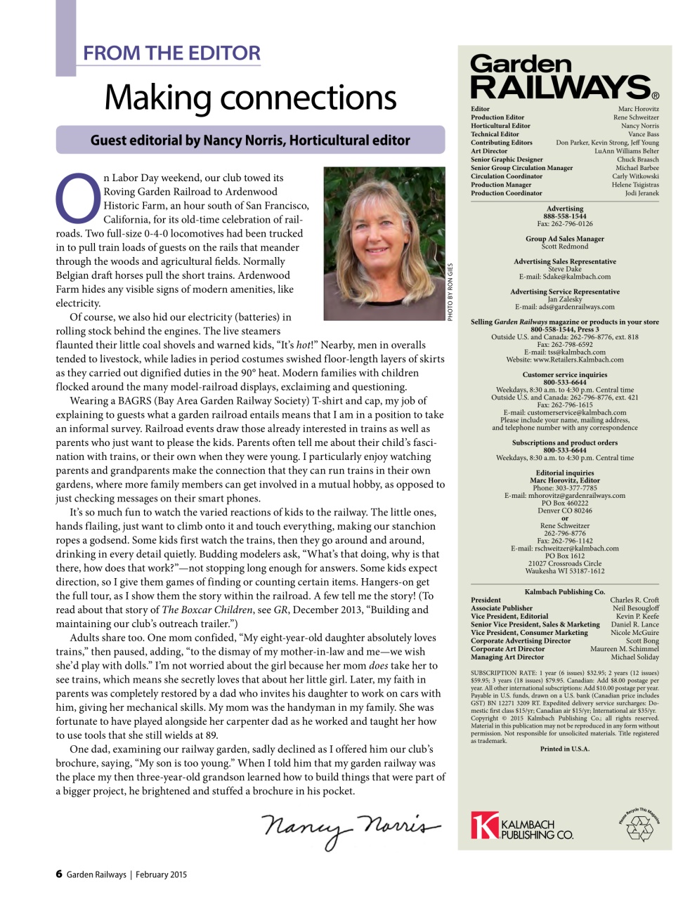 Garden Railways Preview Pages