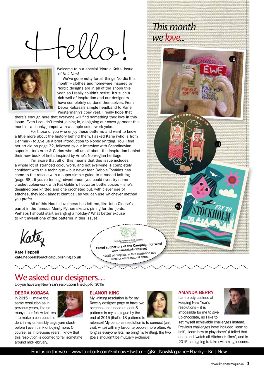 Knit Now Preview Pages