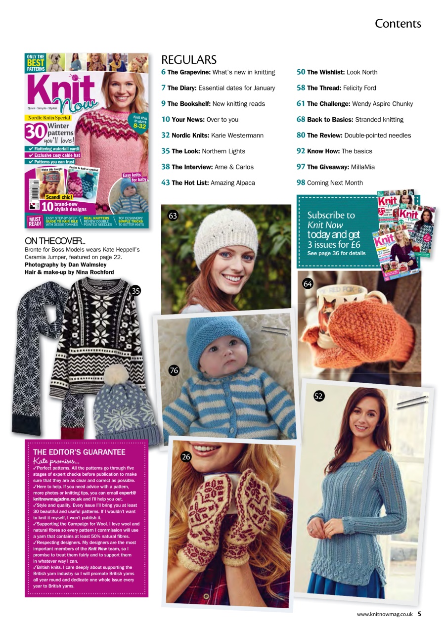 Knit Now Preview Pages
