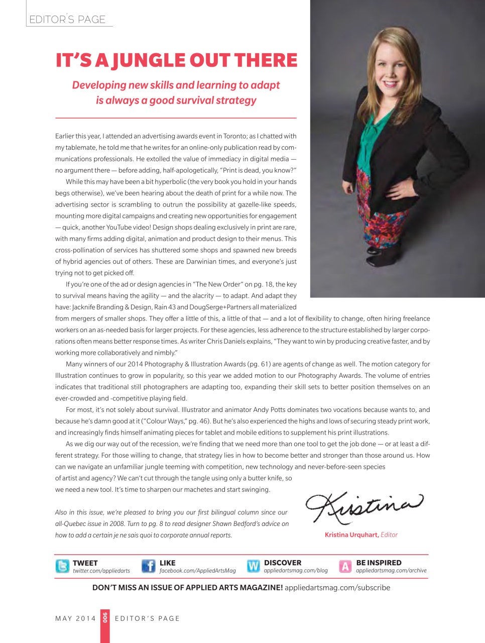 Applied Arts Preview Pages