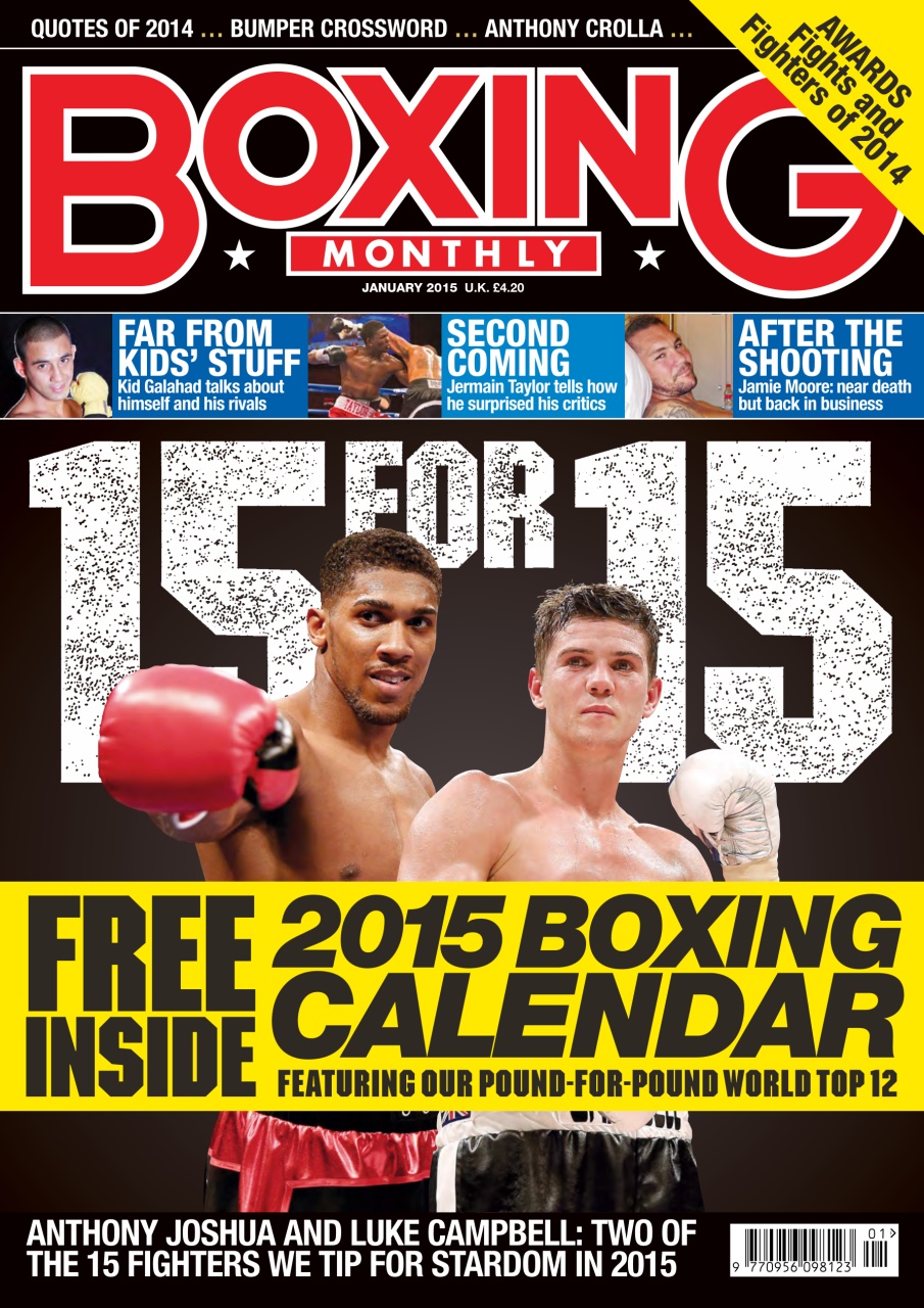Boxing Monthly Preview Pages