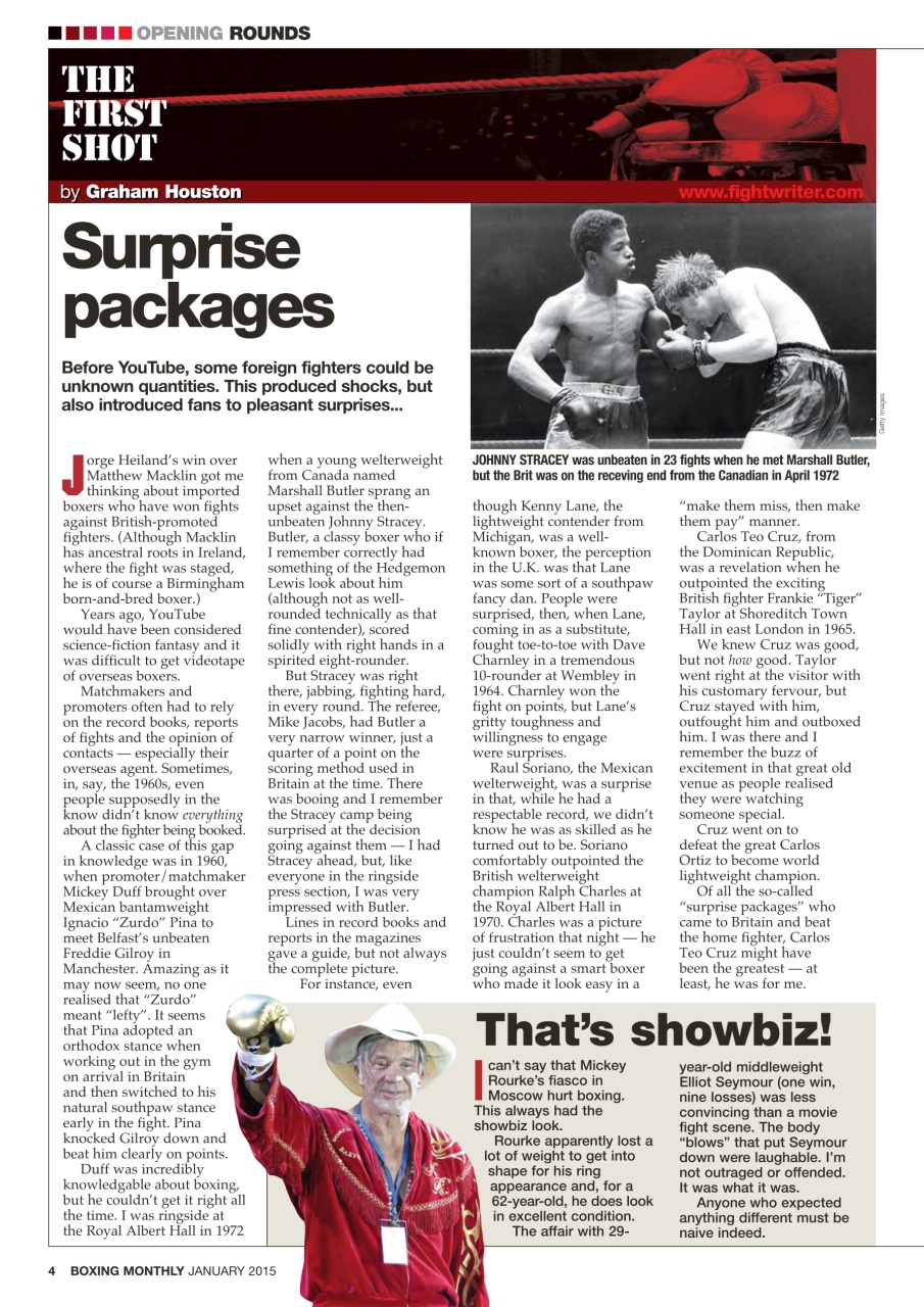 Boxing Monthly Preview Pages