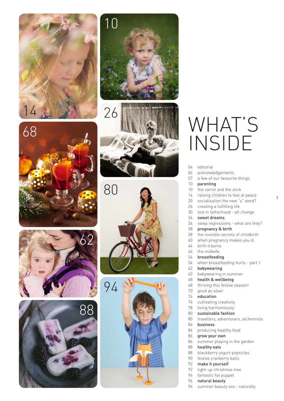 The Natural Parent Magazine Preview Pages
