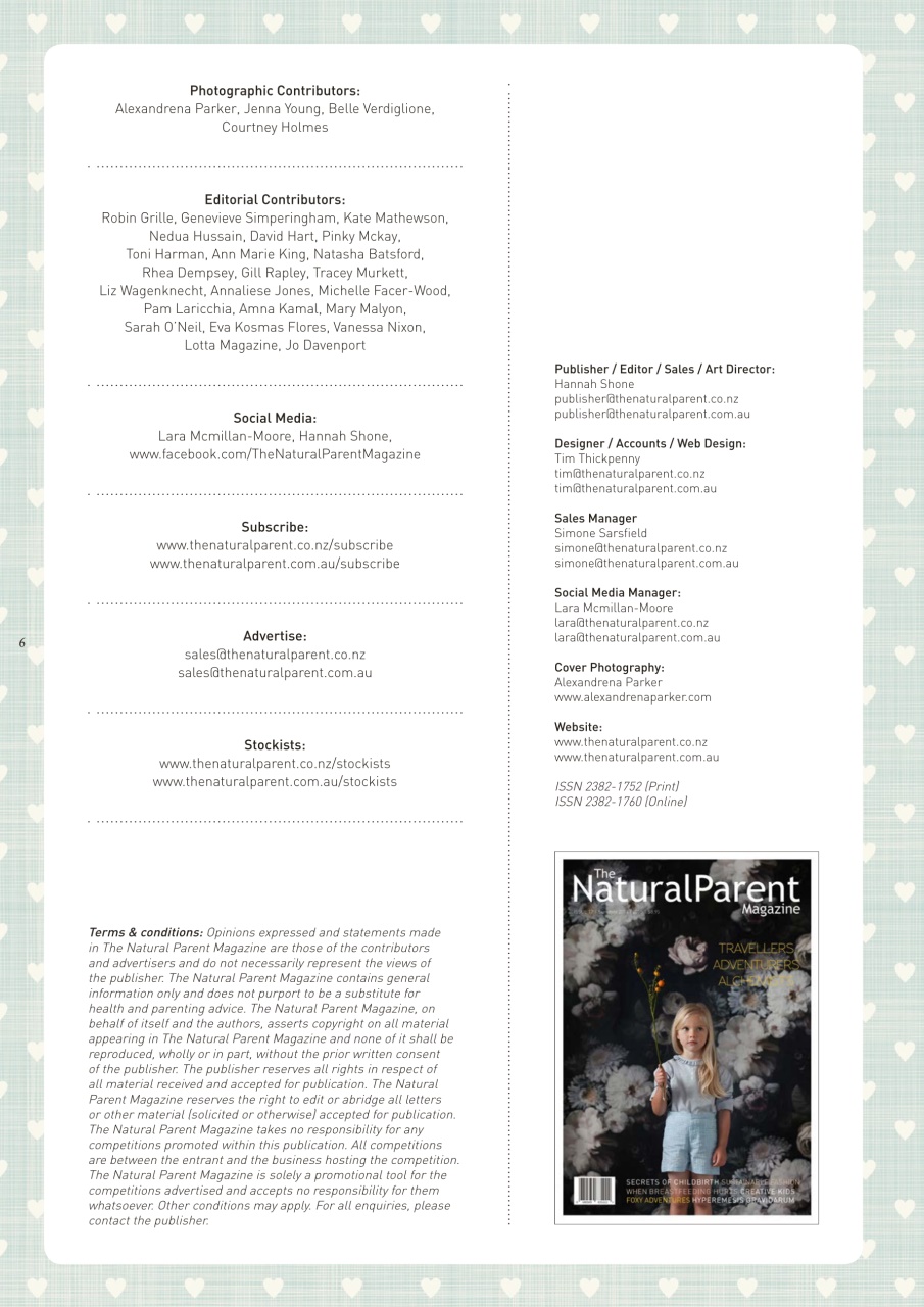 The Natural Parent Magazine Preview Pages