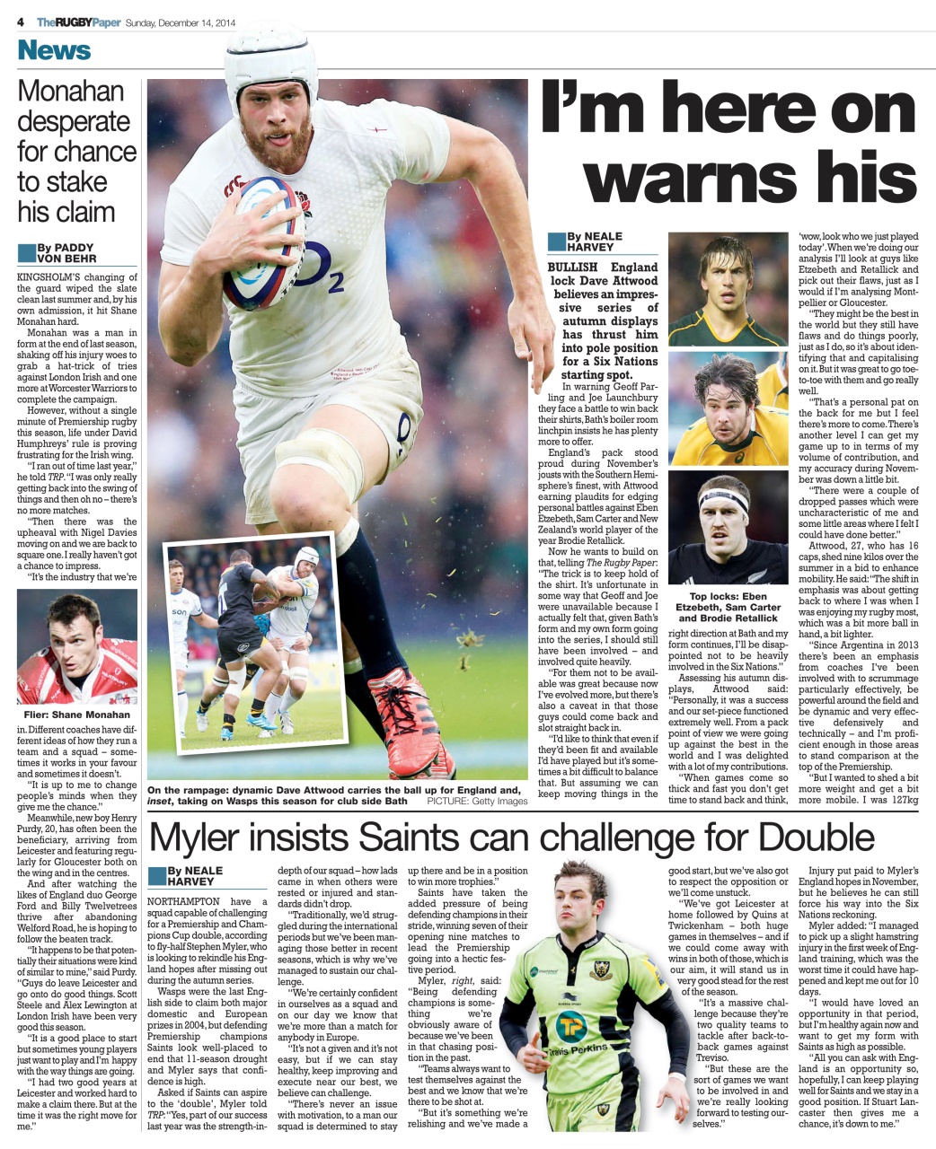 The Rugby Paper Preview Pages