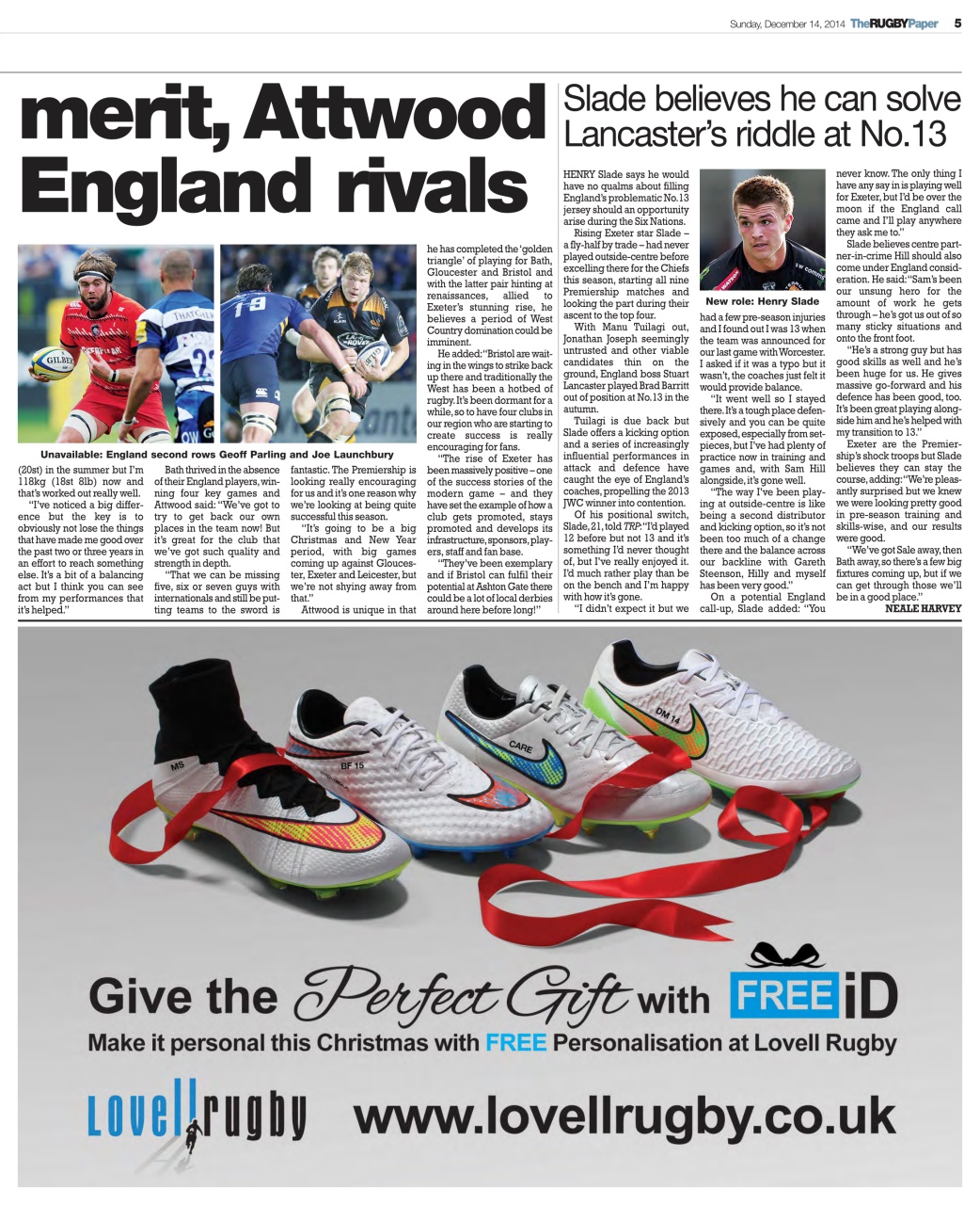 The Rugby Paper Preview Pages