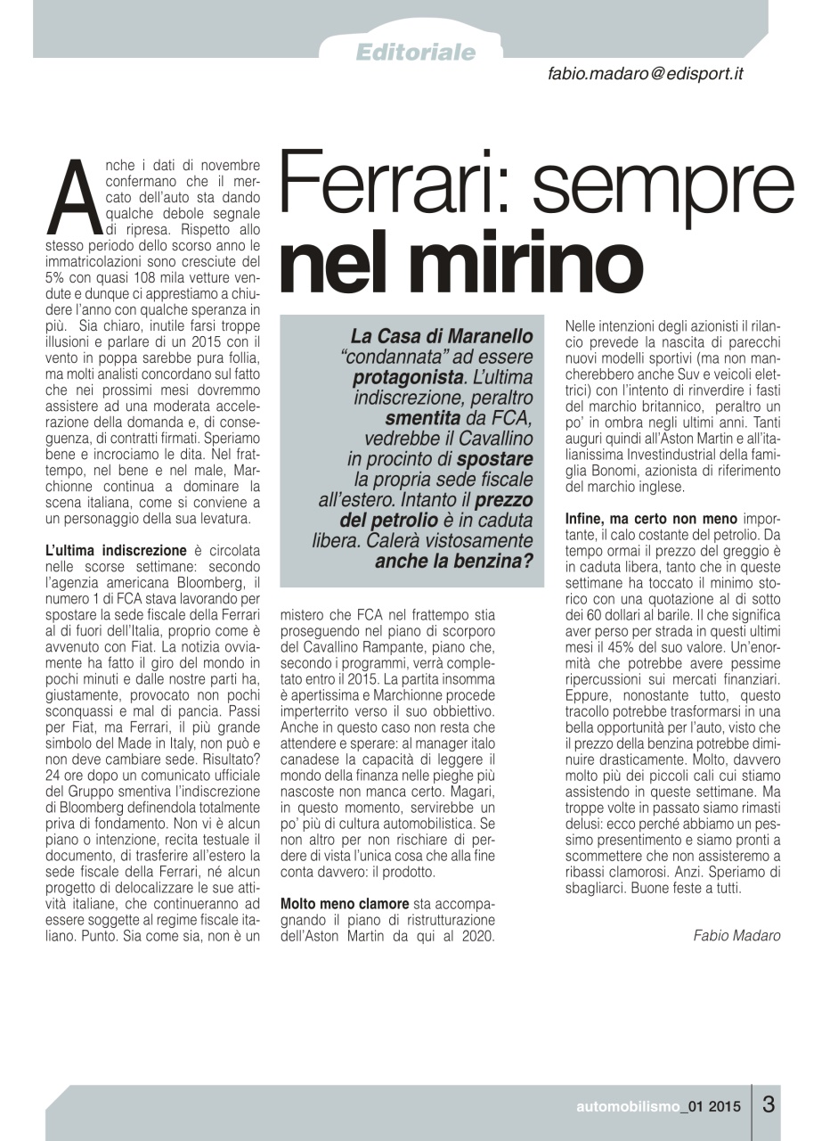 Automobilismo Preview Pages