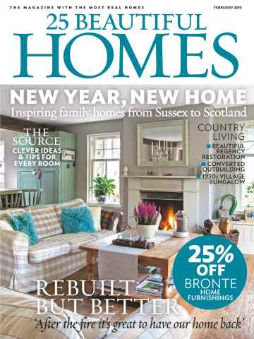 25 Beautiful Homes issue February 2015