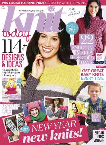 Knit Today issue January 2015