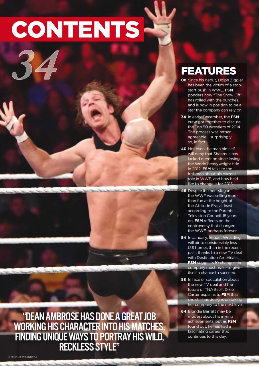 Wrestletalk Magazine Preview Pages