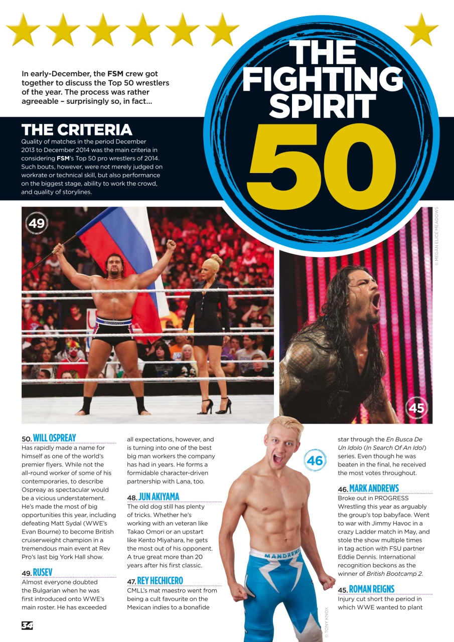 Wrestletalk Magazine Preview Pages