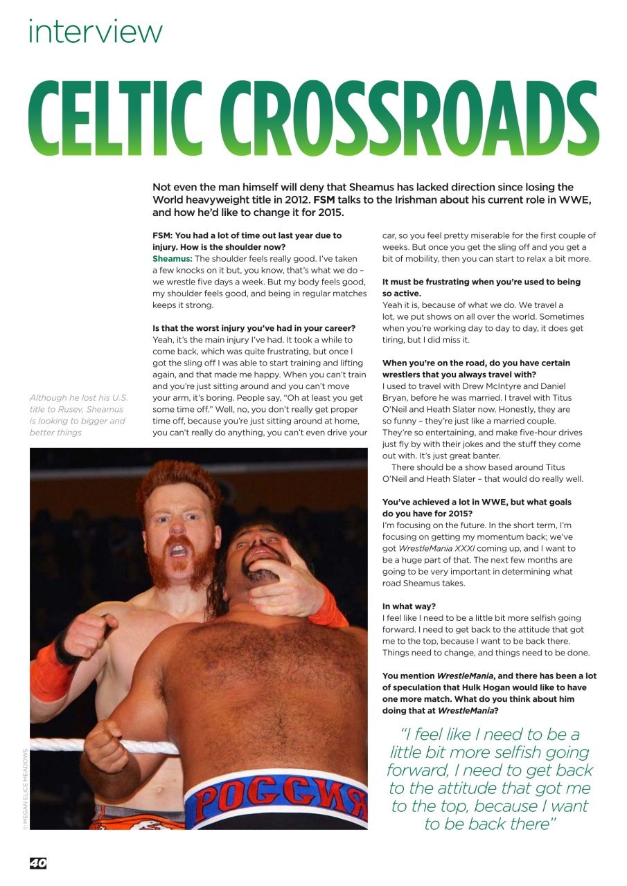 Wrestletalk Magazine Preview Pages