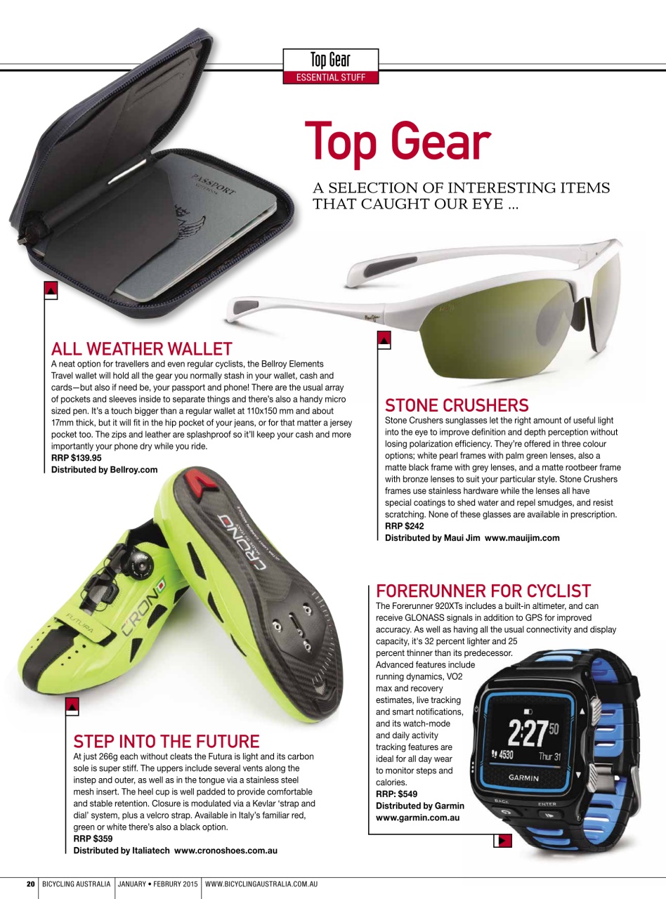 Bicycling Australia Preview Pages