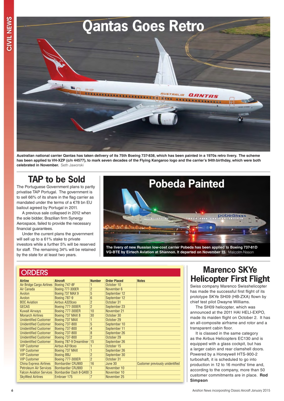 Aviation News Preview Pages