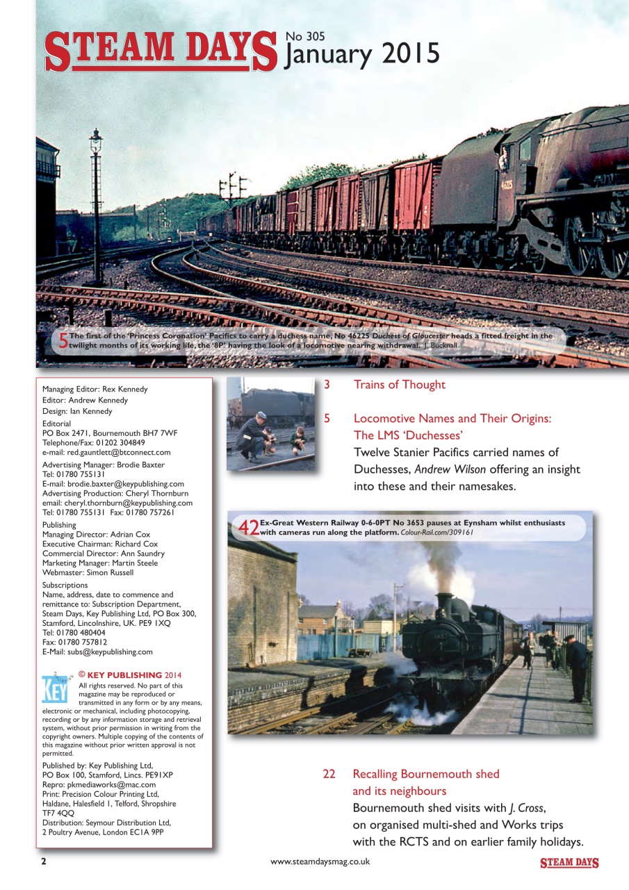 Steam Days Preview Pages